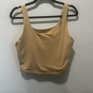 BOGO free - ReoRia Women's Beige Tank Top